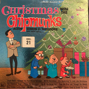 The Chipmunks, David Seville : Christmas With The Chipmunks (LP, Album, Foi)