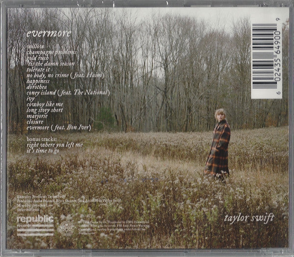 Taylor Swift : Evermore (CD, Album, Cle)