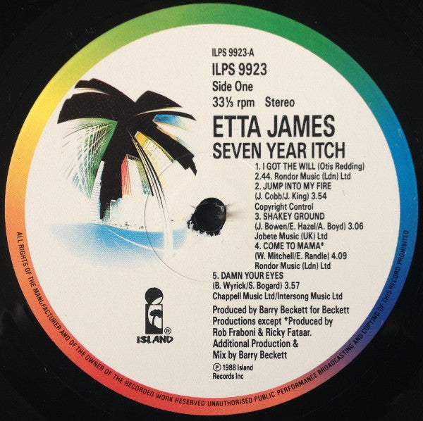 Etta James : Seven Year Itch (LP, Album)