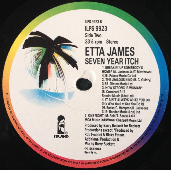 Etta James : Seven Year Itch (LP, Album)