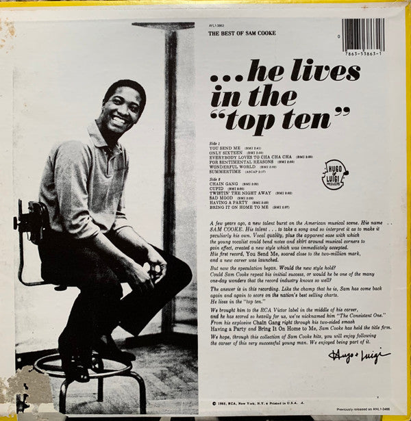 Sam Cooke : The Best Of Sam Cooke (LP, Comp, RE)