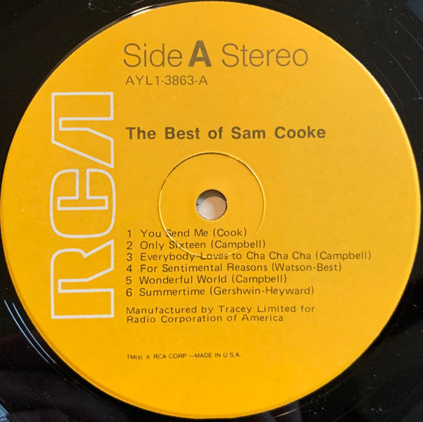 Sam Cooke : The Best Of Sam Cooke (LP, Comp, RE)