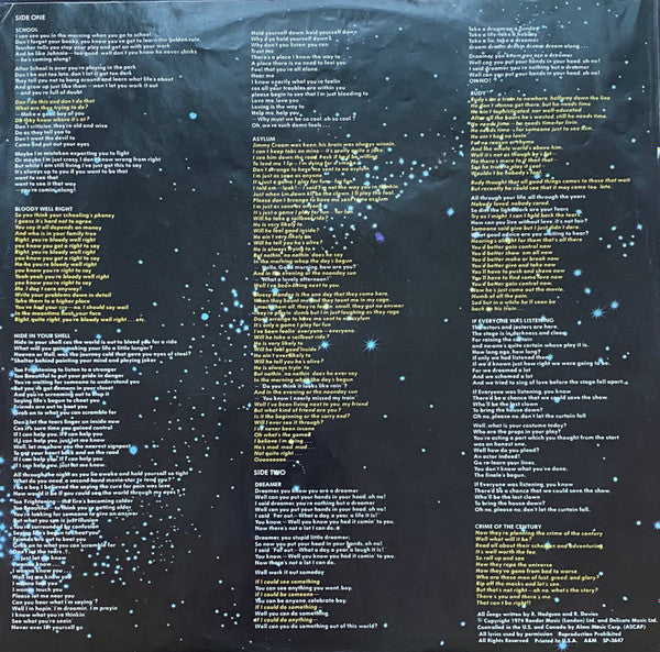 Supertramp : Crime Of The Century (LP, Album, Ter)