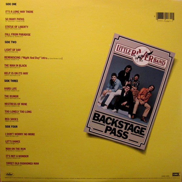 Little River Band : Backstage Pass (2xLP, Album, Gat)