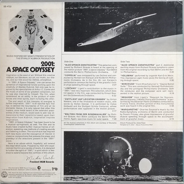 Various : 2001: A Space Odyssey - Volume Two (LP, Comp)