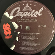 Delbert McClinton : Plain' From The Heart (LP, Album, Win)