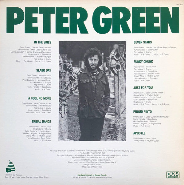 Peter Green (2) : In The Skies (LP, Album, All)