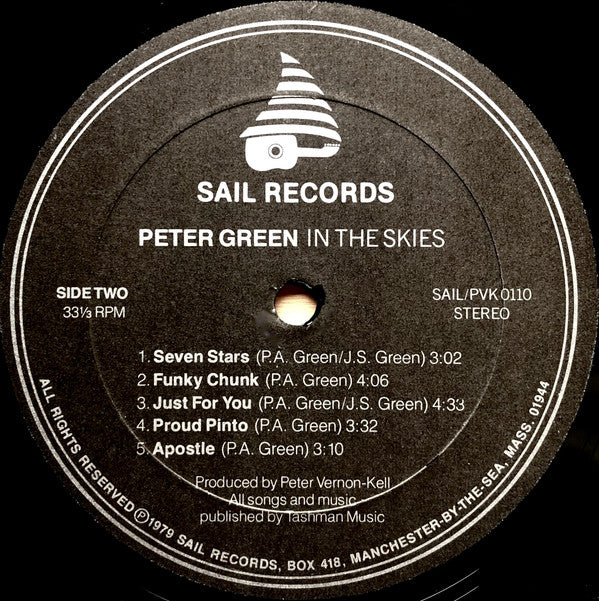 Peter Green (2) : In The Skies (LP, Album, All)