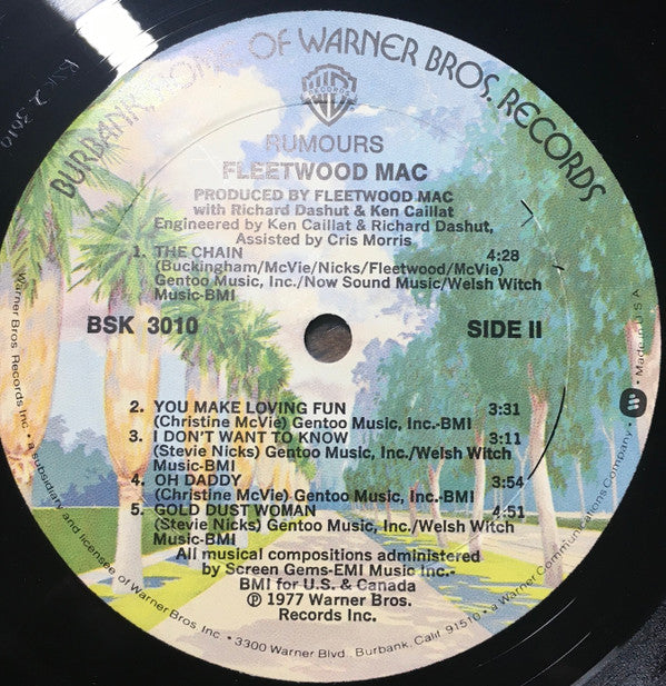 Fleetwood Mac : Rumours (LP, Album, Mon)