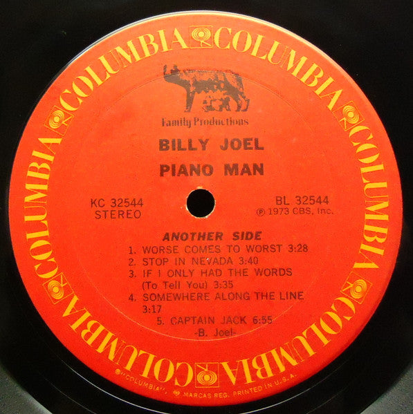 Billy Joel : Piano Man (LP, Album, San)