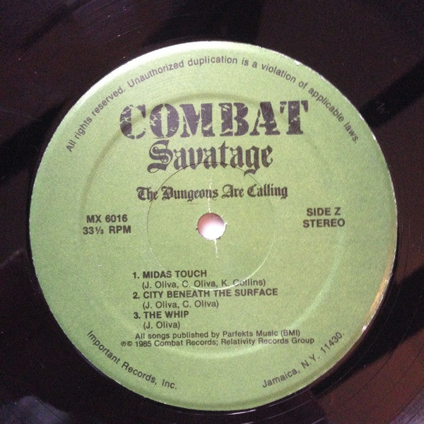 Savatage : The Dungeons Are Calling (12", EP)