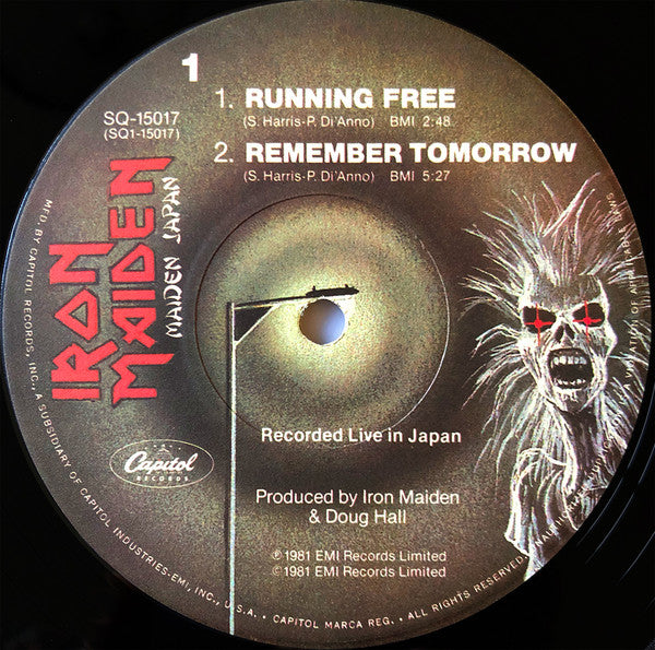 Iron Maiden : Maiden Japan (12", MiniAlbum, RE, Jac)