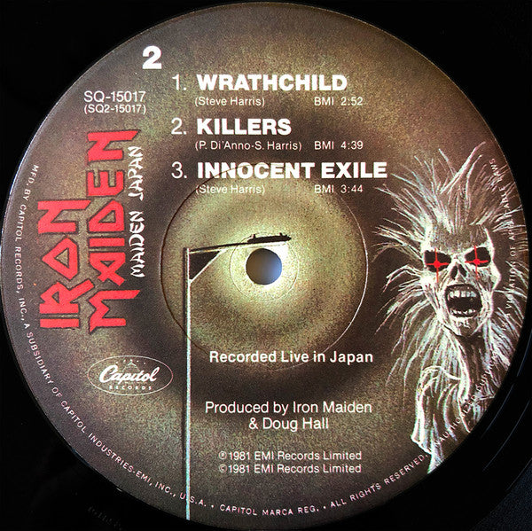 Iron Maiden : Maiden Japan (12", MiniAlbum, RE, Jac)