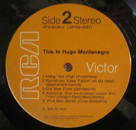 Hugo Montenegro : This Is Hugo Montenegro (2xLP, Comp)