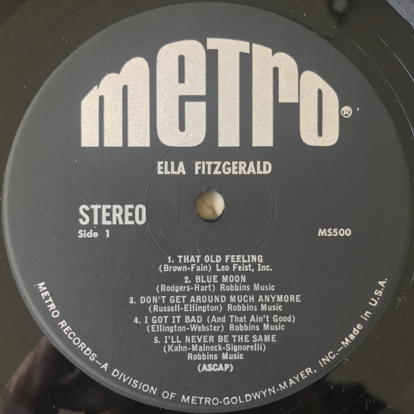 Ella Fitzgerald : Ella Fitzgerald (LP, Comp)