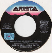 Daryl Hall & John Oates : Everything Your Heart Desires (7", Single, Spe)