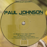 Paul Johnson : Burnin' For Your Yearnin' (12")