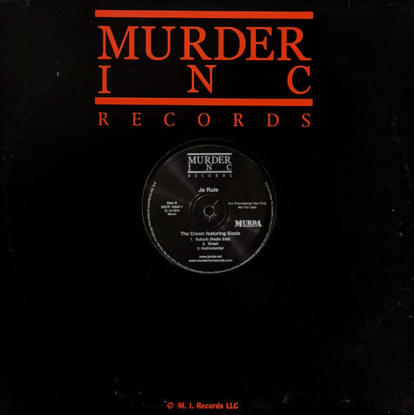 Ja Rule : Clap Back / The Crown (12", Promo)