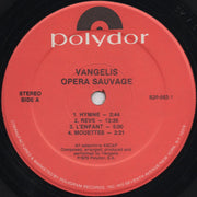 Vangelis : Opera Sauvage (LP, Album, RP, 53)