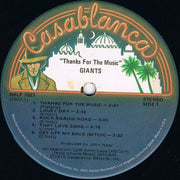 Giants (7) : Thanks For The Music (LP, Album, Ter)