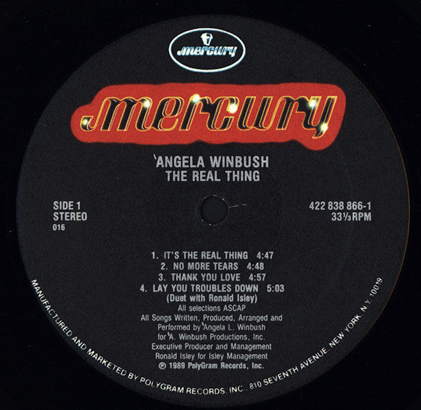 Àngela Winbush* : The Real Thing (LP, Album)