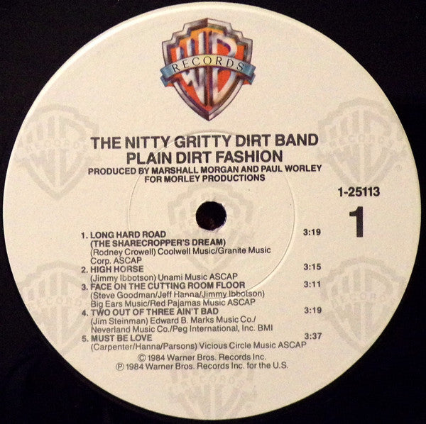 Nitty Gritty Dirt Band : Plain Dirt Fashion (LP, Album)