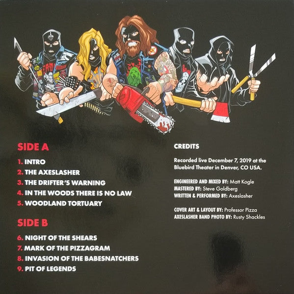 Axeslasher : Dead Alive (LP, Album, Ltd, Whi)