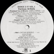 Various : Dance 2 It Vol. 1 (LP, Comp, Promo)