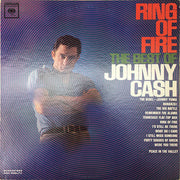 Johnny Cash : Ring Of Fire (The Best Of Johnny Cash) (LP, Comp, Mono, San)