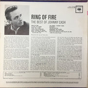 Johnny Cash : Ring Of Fire (The Best Of Johnny Cash) (LP, Comp, Mono, San)