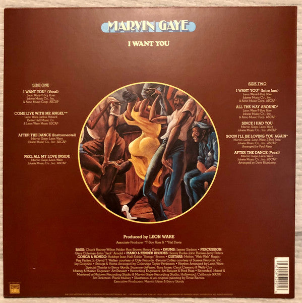 Marvin Gaye : I Want You (LP, Album, RE)