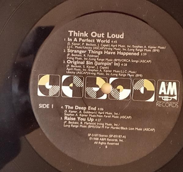 Think Out Loud : Think Out Loud (LP, Album)