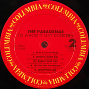 The Pasadenas : To Whom It May Concern (LP, Album)