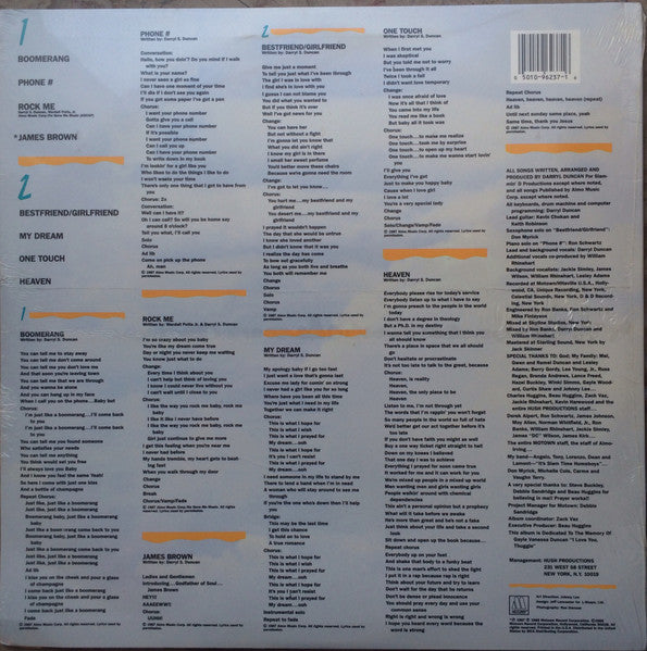 Darryl Duncan : Heaven (LP, Album)