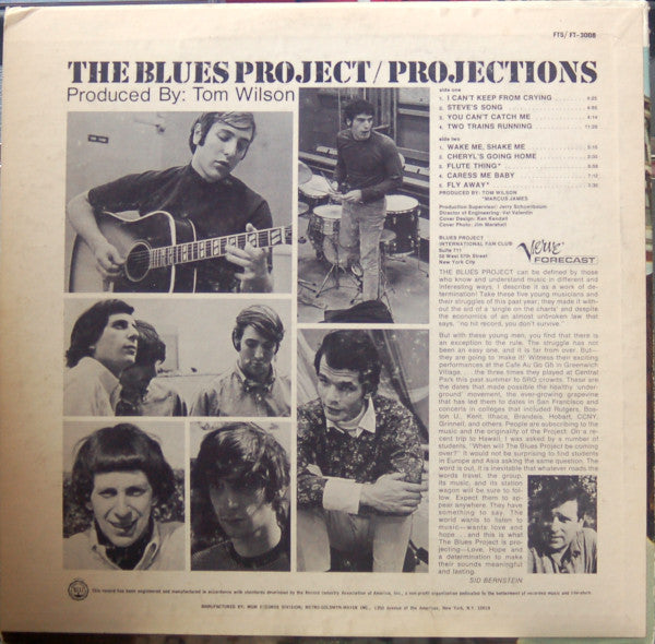 The Blues Project : Projections (LP, Album)