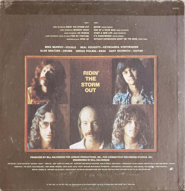 REO Speedwagon : Ridin' The Storm Out (LP, Album, San)