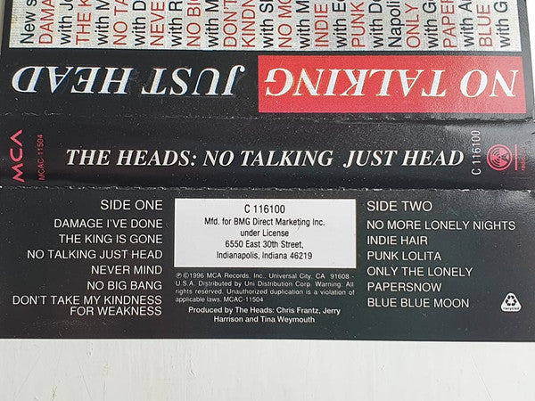 The Heads : No Talking Just Head (Cass, Album, Club, BMG)