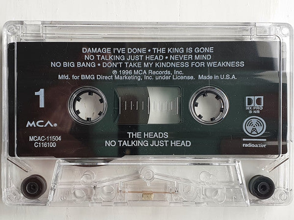 The Heads : No Talking Just Head (Cass, Album, Club, BMG)
