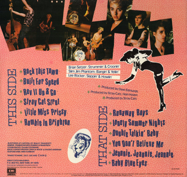 Stray Cats : Built For Speed (LP, Album, Comp, Club, Car)