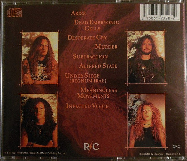 Sepultura : Arise (CD, Album, Club)