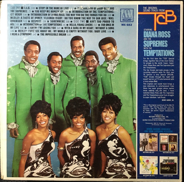 The Supremes With The Temptations : (The Original Sound Track From) TCB  (LP, Album, HOL)