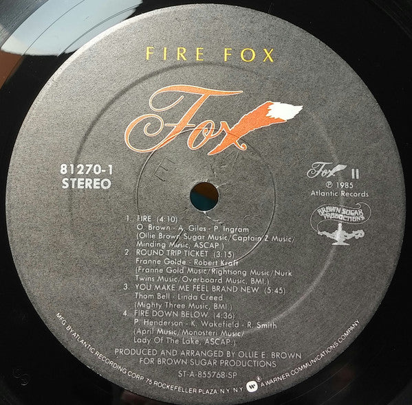 Fire Fox : Fire Fox (LP, Album)