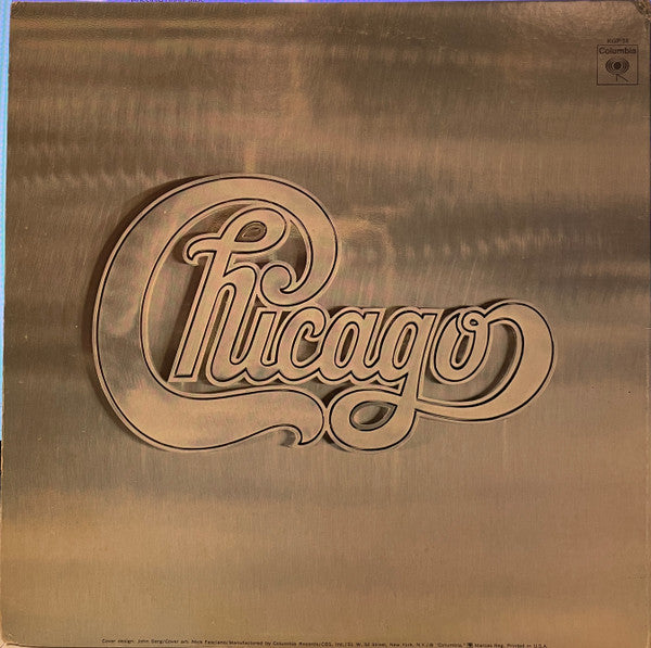 Chicago (2) : Chicago  (2xLP, Album, RE, Ter)