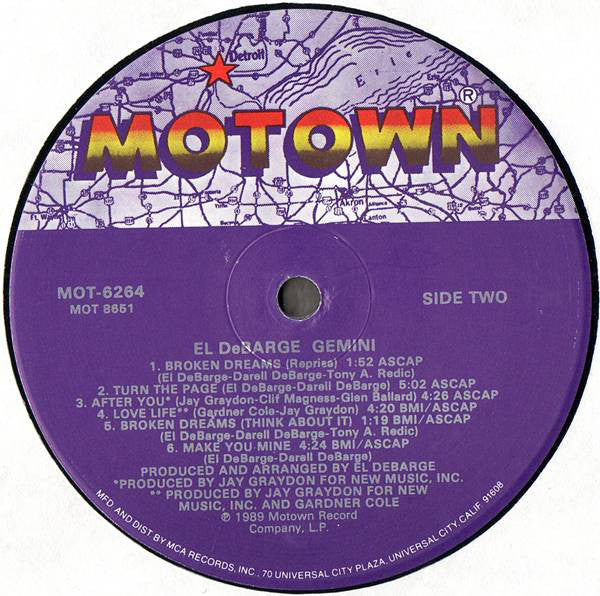 El DeBarge : Gemini (LP, Album)
