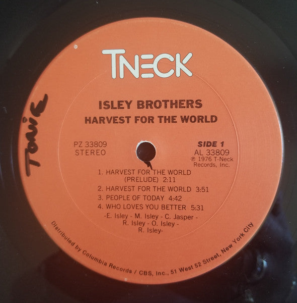 The Isley Brothers : Harvest For The World (LP, Album, San)