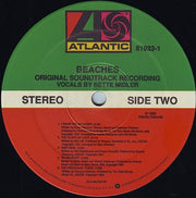 Bette Midler : Beaches (Original Soundtrack Recording) (LP, Album, Spe)
