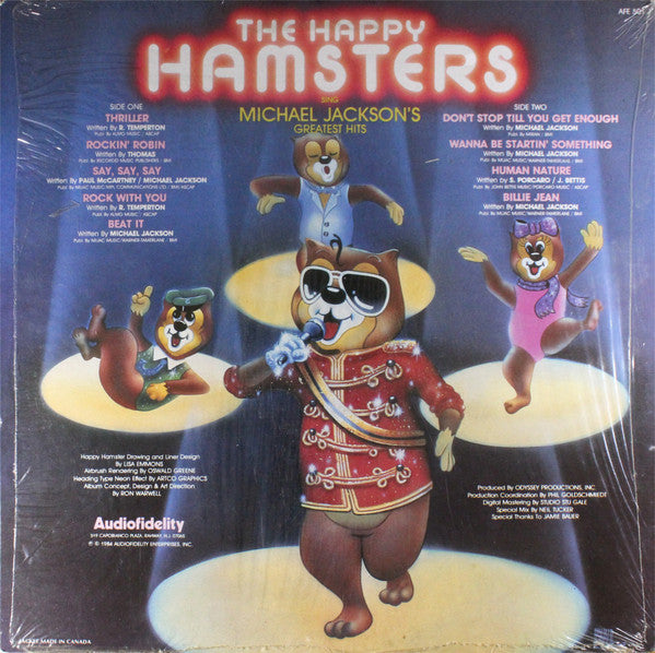 The Happy Hamsters : The Happy Hamsters Sing Michael Jackson's Greatest Hits (LP, Album)