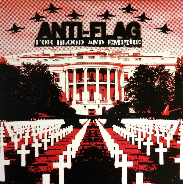 Anti-Flag : For Blood And Empire (LP, Album, Ltd, Num, RE, Whi)