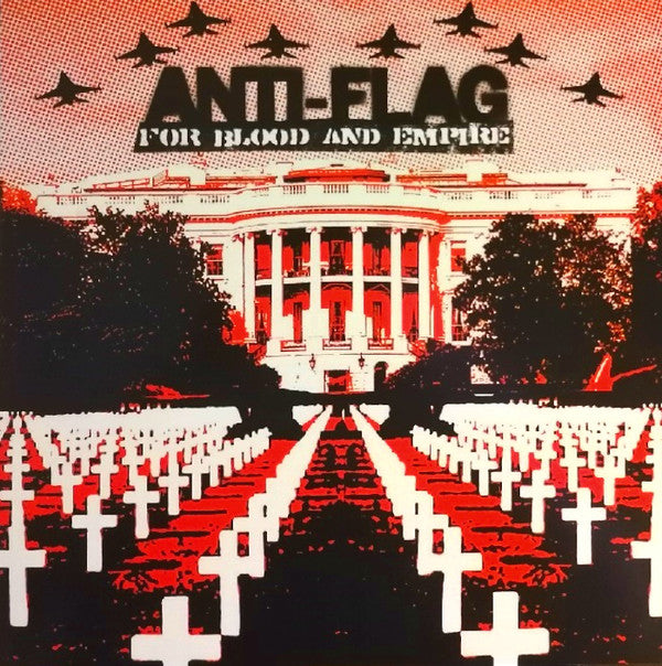 Anti-Flag : For Blood And Empire (LP, Album, Ltd, Num, RE, Whi)