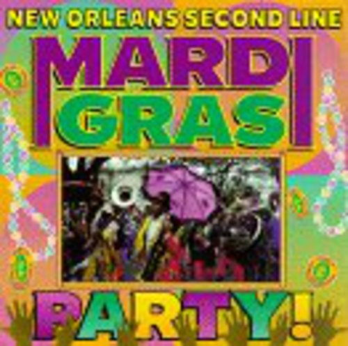 the album cover for New Orleans Jazz-Second Lin - Mardi Gras Party / Various